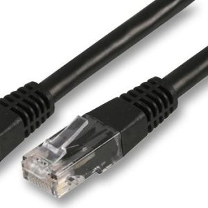Cat6 RJ45 Ethernet Patch Lead, 1m Black -